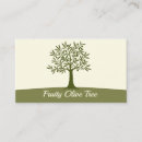 Recherche de oliviers cartes visite Huile d'olive