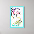Search for peacock canvas prints Flowers