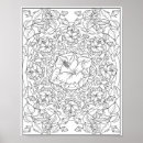 Search for adult colouring posters Black and white