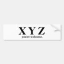 Search for abc bumper stickers Letters