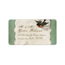 Search for green apple return address labels Swirls