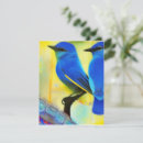 Search for happiness note cards Blue