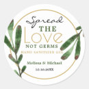 Search for hand sanitizer wedding stickers Thank you
