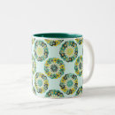 Search for flower pattern mugs Teal