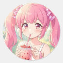 Search for drinking tea stickers Anime