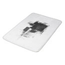 Search for black and white abstract bath mats Modern