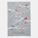 Search for christmas tea towels Birds