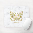 Recherche de papillon blanc tapis souris Moderne