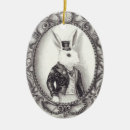 Search for black rabbit ornaments Alice in wonderland