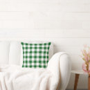 Recherche de plaid vert coussins En vichy