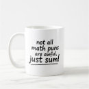Search for math puns mugs Gag