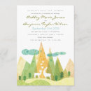 Search for deer wedding invitations Heart