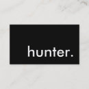 Recherche de chasseurs cartes visite De