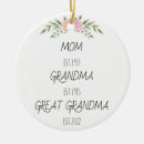 Search for mimi ornaments First time grandma