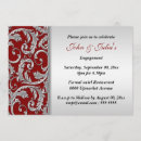 Search for red silver anniversary invitations Burgundy