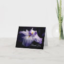 Search for iris flower cards Blank