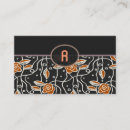 Search for black and orange business cards Cool