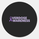 Search for addiction recovery stickers Overdose awareness colour