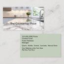 Search for countertop business cards Remodeling