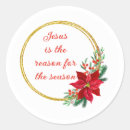 Search for jesus is the reason stickers Merry christmas