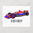 Recherche de voitures de course cartes postales Race