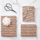 Search for merry christmas calligraphy wrapping paper Kraft