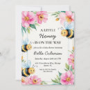 Search for a little honey is on the way baby shower invitations Bee babee shower