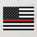 Search for firefighter horizontal postcards Flag