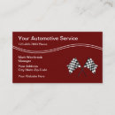 Search for auto racing business cards Automotive