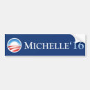 Recherche de michelle voiture autocollants Barack