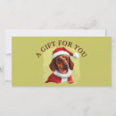 Recherche de cartoon santa christmas cards Dachshund