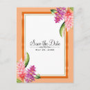 Search for tropical floral save the dates Pink