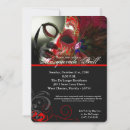 Search for red masquerade mask invitations Party