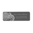 Search for scroll return address labels Vintage