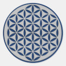 Search for silver flower stickers Blume des lebens