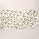 Search for crown beach towels Gold