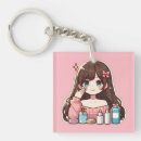 Search for anime girls keychains Cute