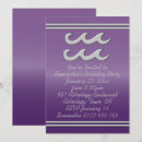 Search for amethyst birthday invitations Aquarius