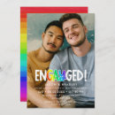 Search for gay engagement party invitations Rainbow