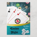 Search for poker night birthday invitations Dice