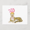 Search for pink leopard postcards Elegant