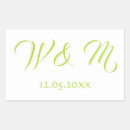 Search for rectangle wedding stickers Bride and groom