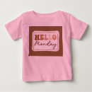 Recherche de conception graphique bébé tshirts Texte