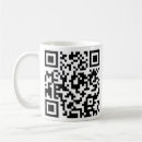 Search for qr code mugs Black and white