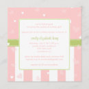 Search for pretty in pink baby shower invitations Green