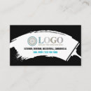 Search for window 2 business cards Black background
