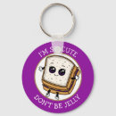 Search for peanut butter and jelly keychains Cartoon