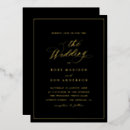 Search for gold lettering wedding invitations Classic