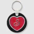 Search for ruby red keychains Heart