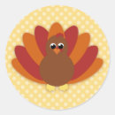 Search for cute thanksgiving turkey stickers Cartoon